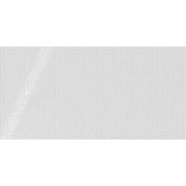 Showscape in Stylish White Square Lattice 12x24 Tile