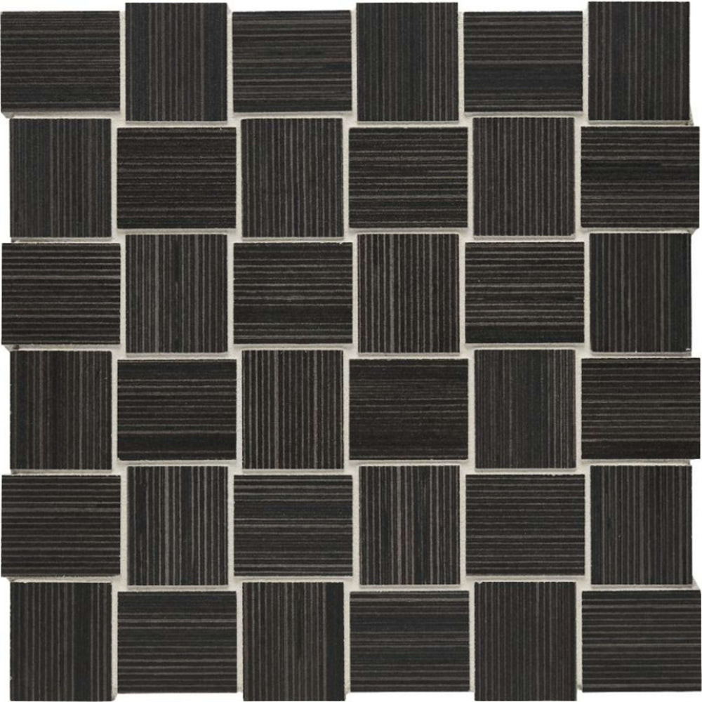 Shibusa in Wenge Basketweave Mosaic Tile