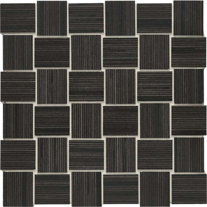 Shibusa in Wenge Basketweave Mosaic Tile