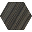 Shibusa in Wenge Hex 9-1/2 X 11 Tile