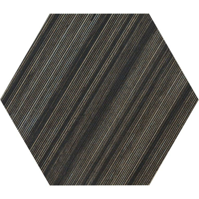 Shibusa in Wenge Hex 9-1/2 X 11 Tile