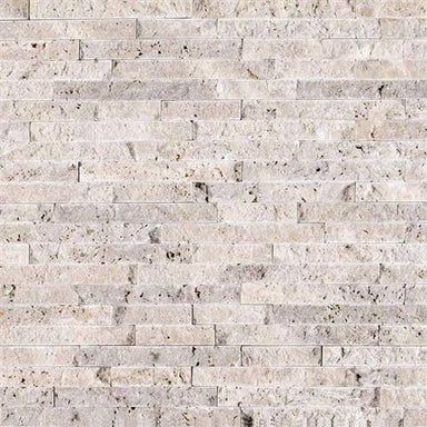 Silver Travertine in Silver Travertine - Splitface Natural Stone