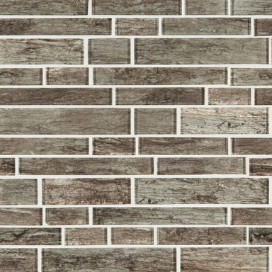 Antico in Silversmith Interlocking Pattern Glass Tile
