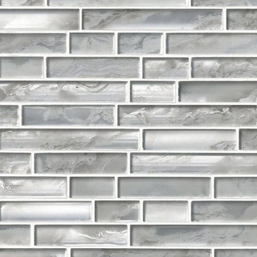 Silver Canvas in Interlocking Pattern