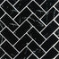 Nero in Marquina Glass 2x4 Herringbone Glass Tile