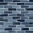Oceania in Azul Subway Glass Tile