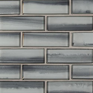 Ombre in Grigia Glass Tile