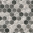 Urban Tapestry in Hexagon Glass Tile