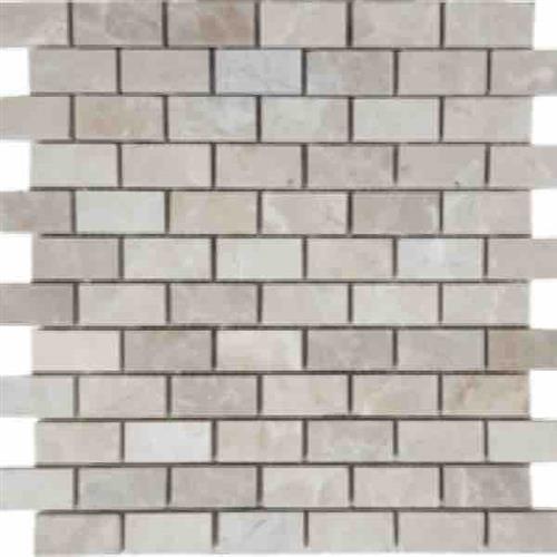 Cashmere Beige in Brushed 1x2 Mosaic