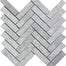 Nuvoloso in Brushed Herringbone Mosaic Natural Stone