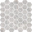 Nuvoloso in Brushed 2" Hexagon Mosaic Natural Stone
