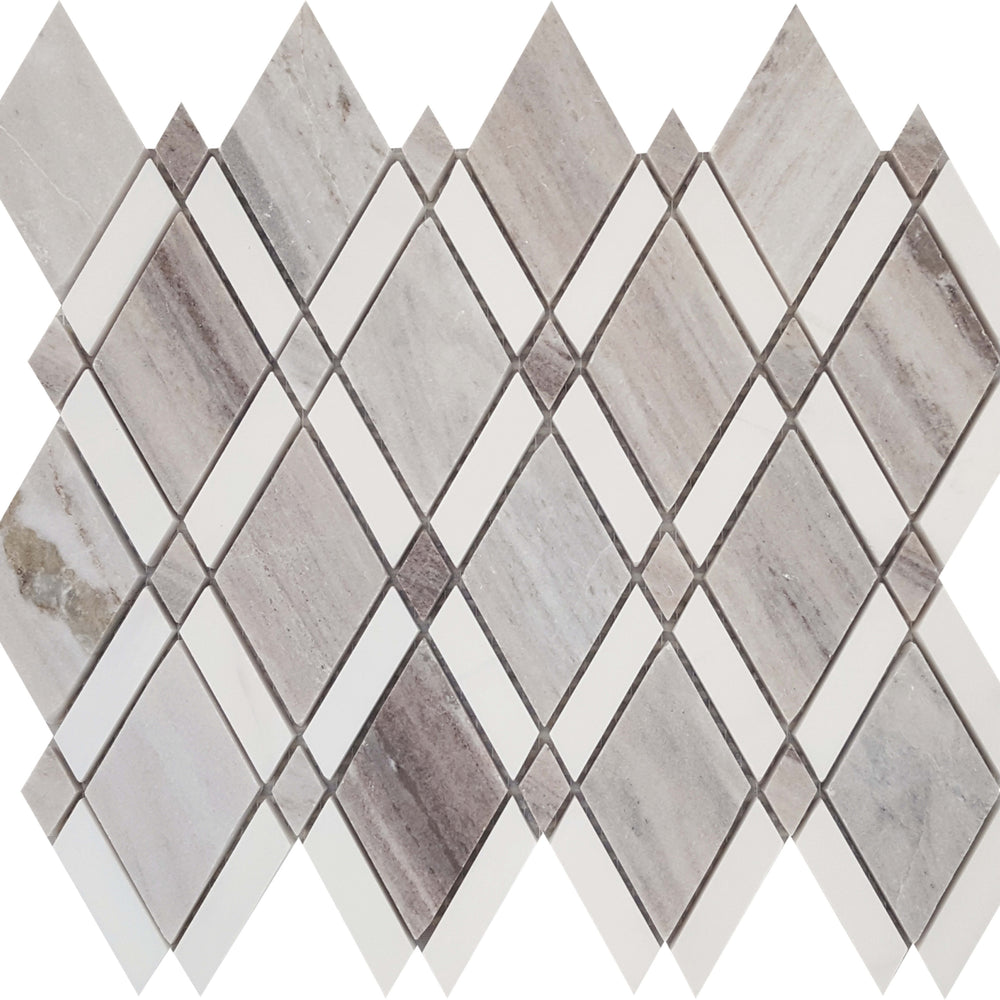 Skyline in Brushed Diamond Mosaic Natural Stone