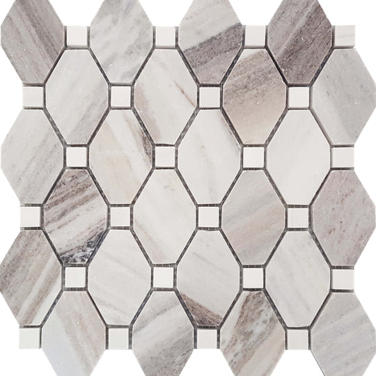 Skyline in Brushed Elongated Hexagon