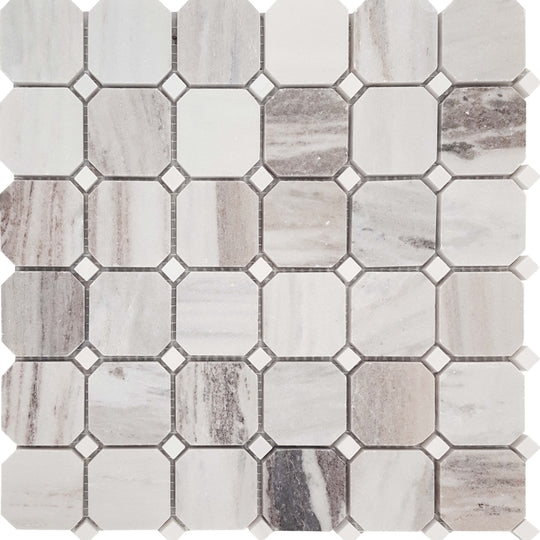 Skyline in Brushed Octagon Mosaic