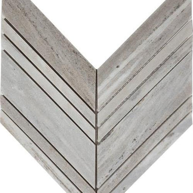 Skyline in Polished Chevron Mosaic Natural Stone