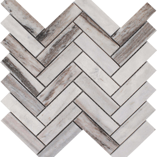 Skyline in Polised Herringbone Mosaic
