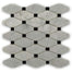 Stella in White Carrara With Black Dot Natural Stone