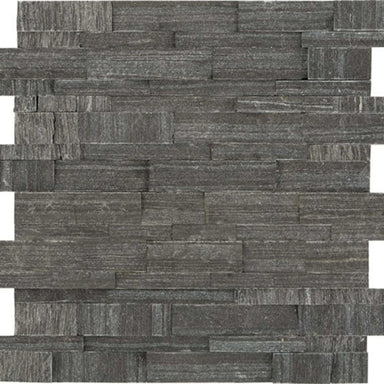 Stacked Stone in Macau Black Natural Stone