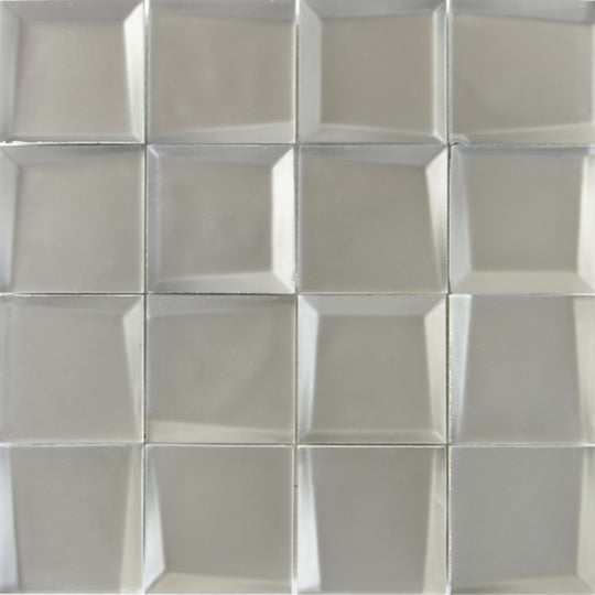 Sideview Glass in Tungsten 3"x3" Matte