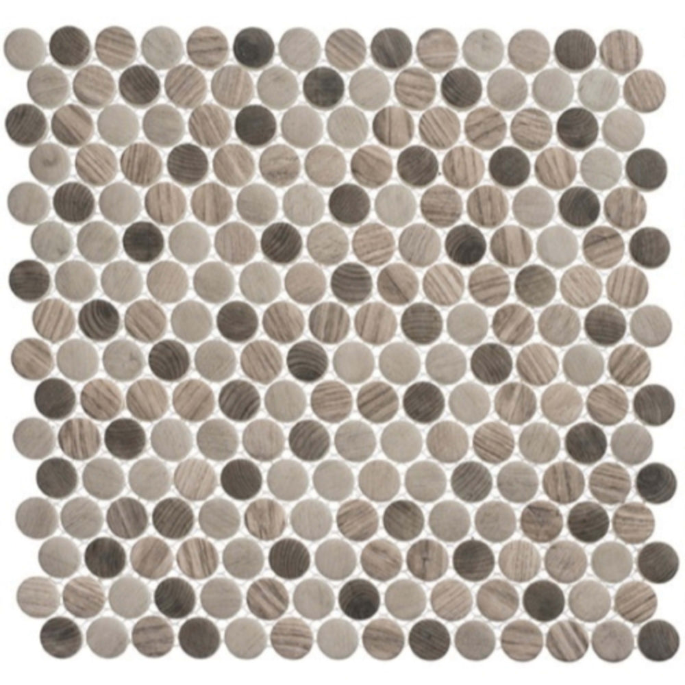 Polka Dots Collection in Southern Trail Glass Tile