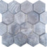 Splash in Blue / 3" Hex Glass Tile