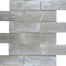 Splash in Silver / 2" X 4" Beveled Glass Tile