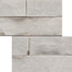 SLATE, QUARTZITE & SANDSTONE in White Quartzite - Stacked Corner Set 6" X 24" X 1.25" Natural Stone