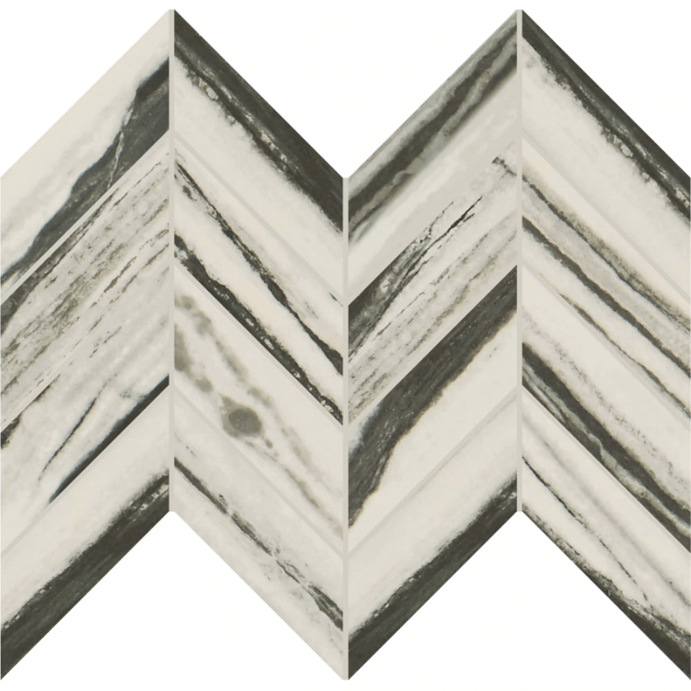Vertuo in Stria Bravura Chevron 12x12  Tile