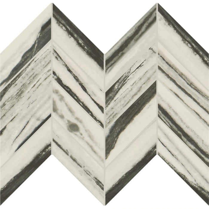 Vertuo in Stria Bravura Chevron 12x12  Tile