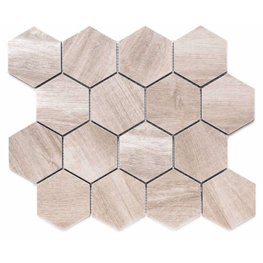 Amazon in Beige Mosaic