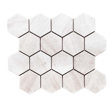 Amazon in White Mosaic Tile