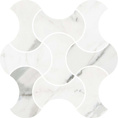 Arya in Greige Mixed Mosaic Tile