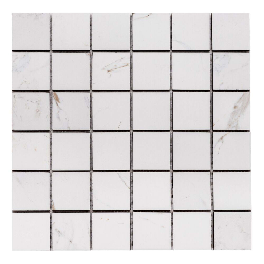 Calacatta in White 2x2 Tile