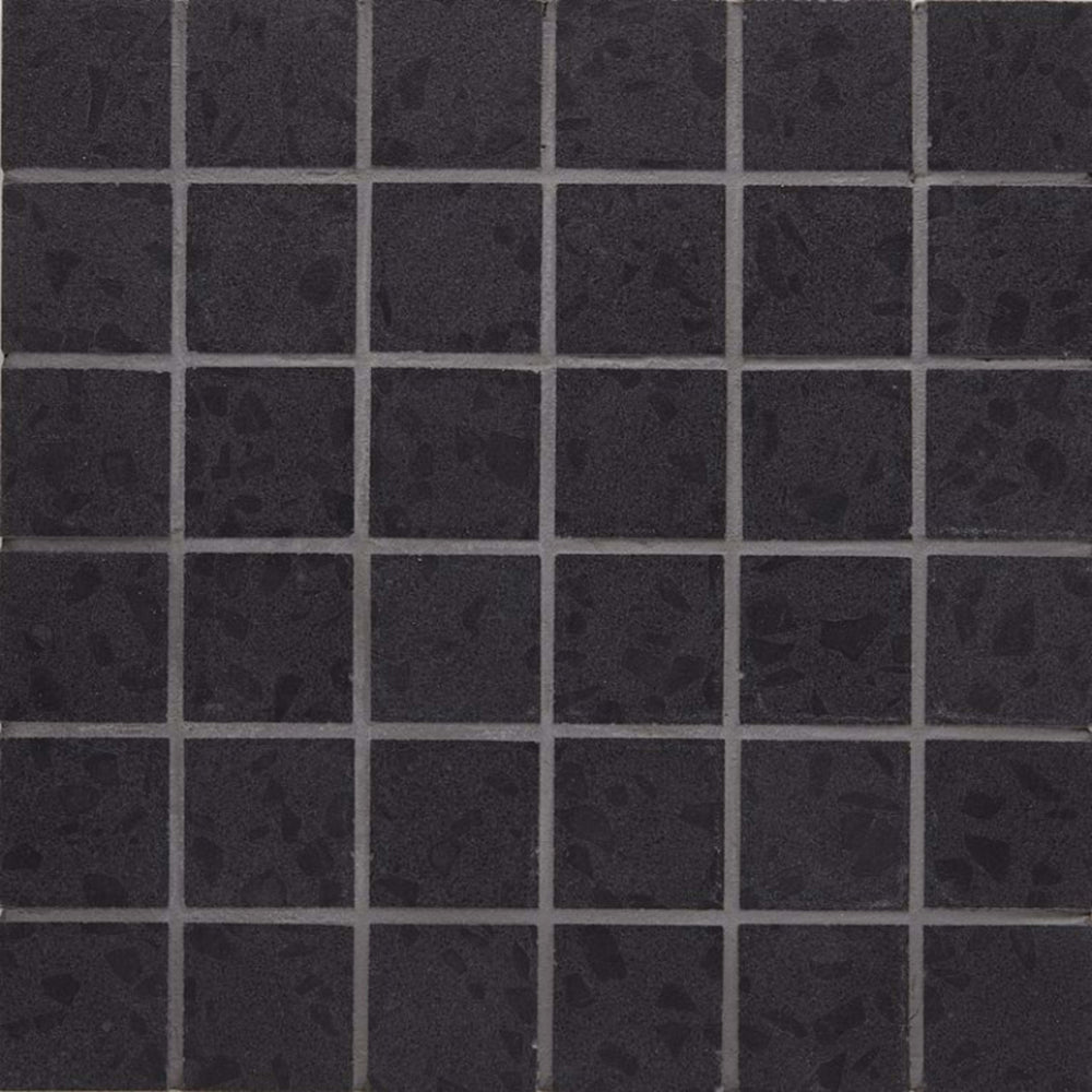 Terrazo in Black Mosaic Tile