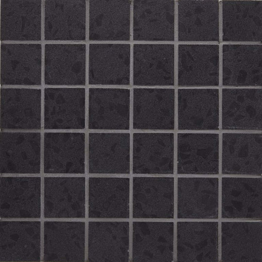 Terrazo in Black Mosaic