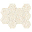 Terrazo in Cream Hex Tile