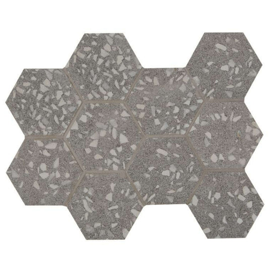 Terrazo in Grey Hex