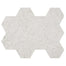 Terrazo in White Hex Tile