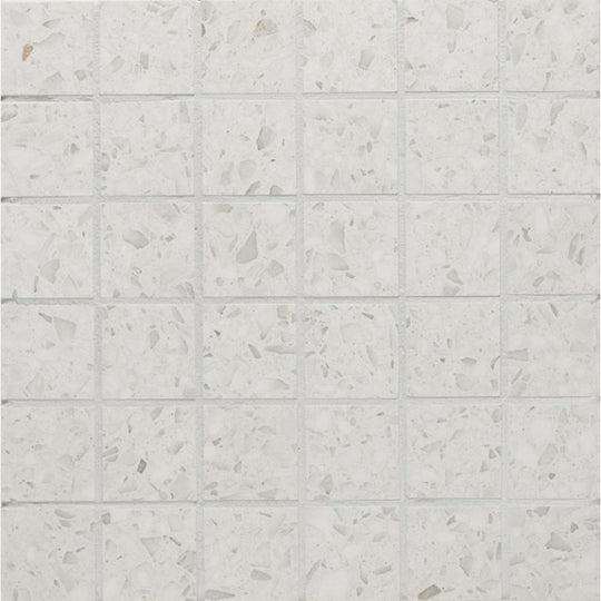 Terrazo in White Mosaic
