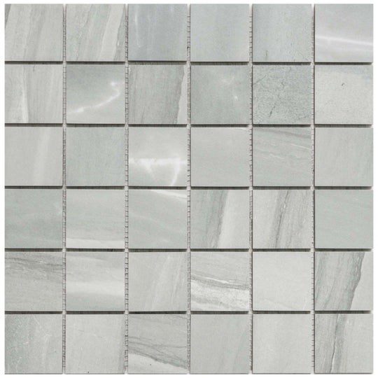 Florencia Silk in Alaska Grey Mosaic