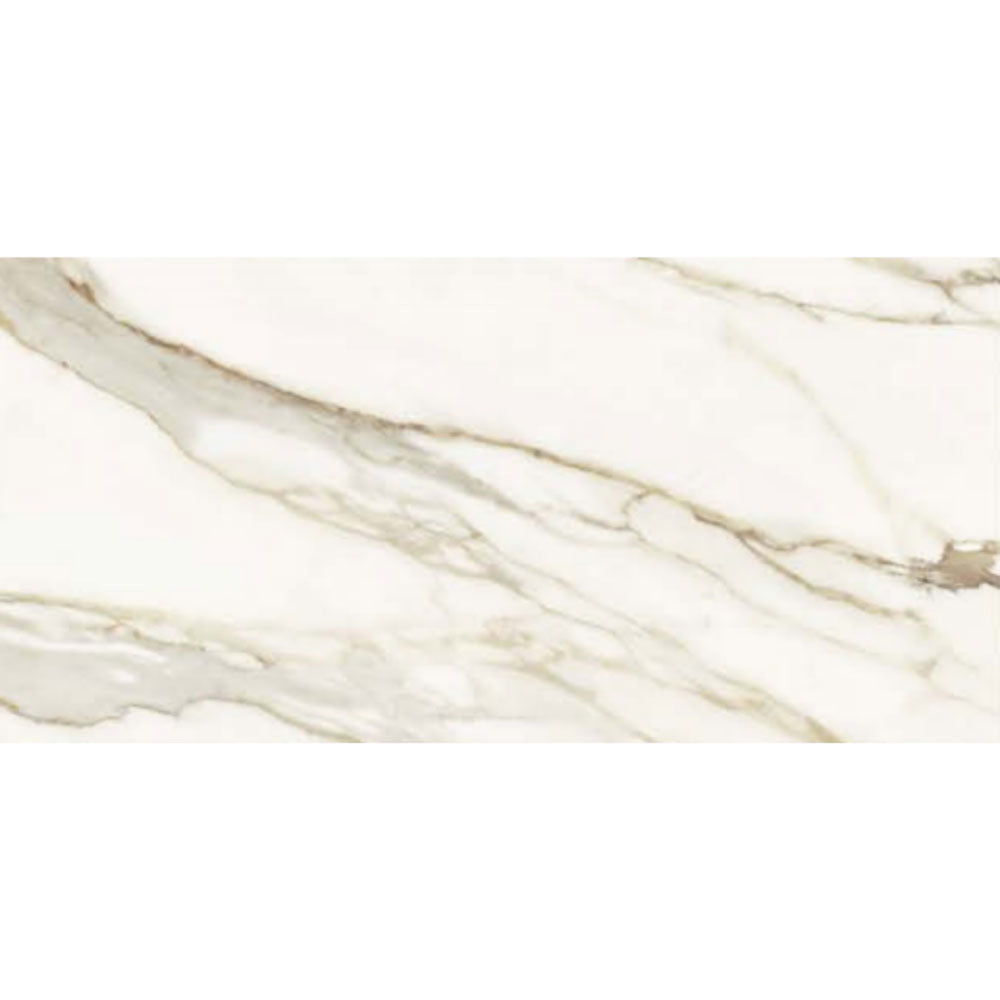 Florencia Silk in Calacatta Gold 12x24 Tile