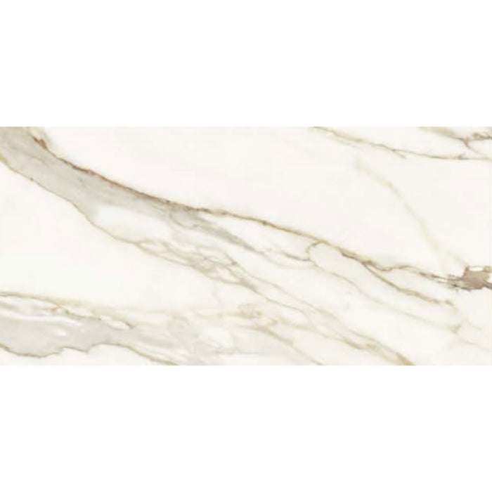 Florencia Silk in Calacatta Gold 12x24 Tile