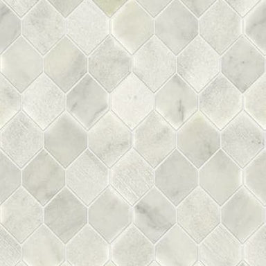 DEL RAY STRETCH HEXAGON MOSAIC in Whitewater  Tile