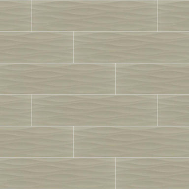 THOMAS AVE WAVE 4X16 in Vanilla Tile