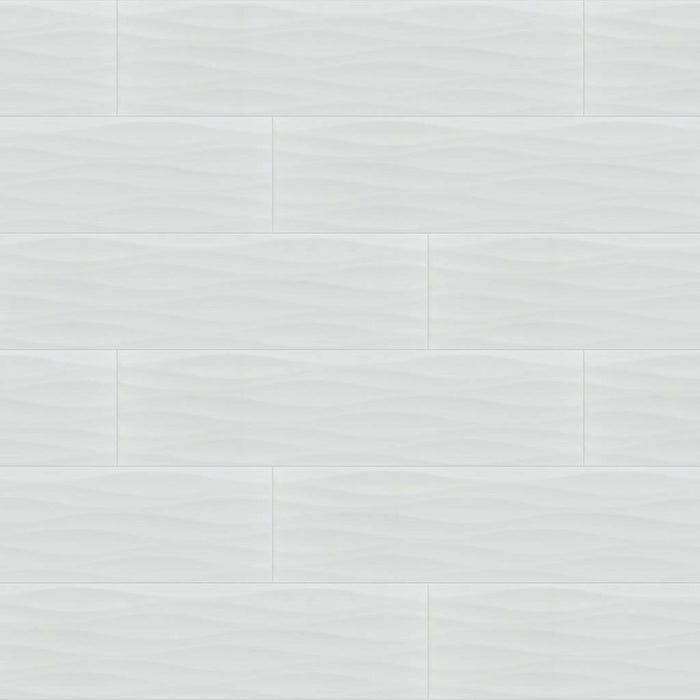 THOMAS AVE WAVE 4X16 in Arctic Tile