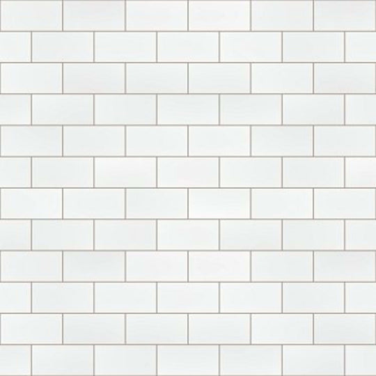 BAKER BLVD GLOSS 3X6 in White