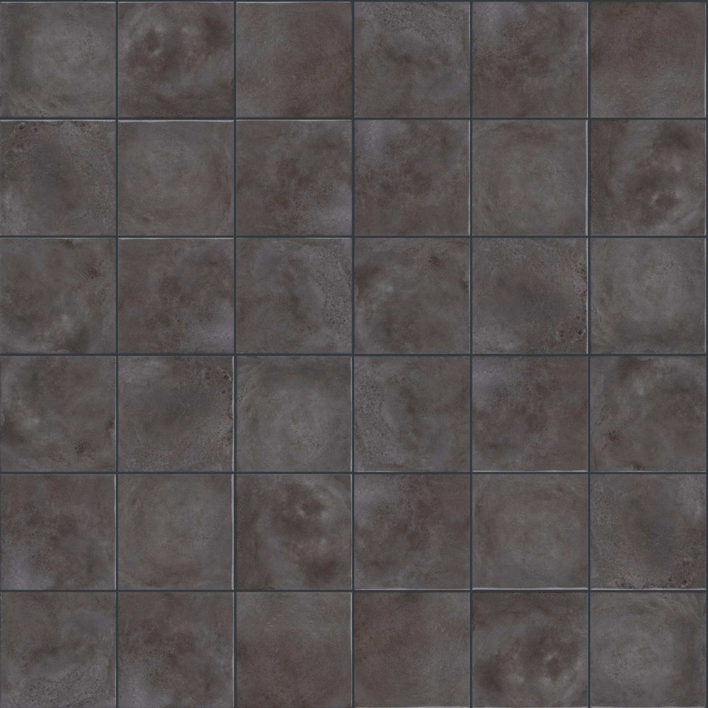 CHROMATILE 8X8 SQ FLAT in Obsidian Tile