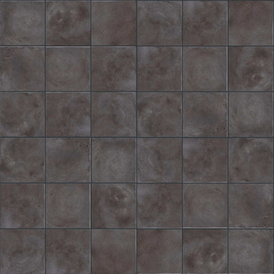 CHROMATILE 8X8 SQ FLAT in Obsidian