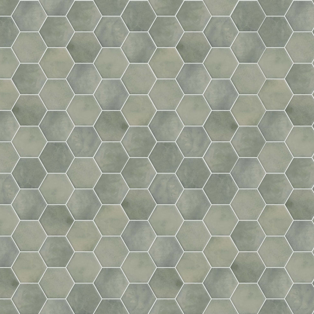 CHROMATILE 6X7 HEX in Sage Tile