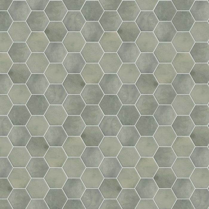 CHROMATILE 6X7 HEX in Sage Tile